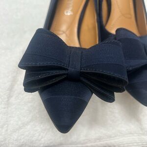 J.Renee Women's Black Bow Heels